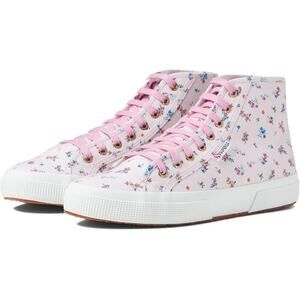 Superga Unisex Pink Multi Flower Print Fantasia Sneakers Size W 8.5  M 7